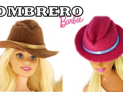 Cómo Hacer Facil Sombrero para Barbie y Otras Muñecas Manualidades Paso a Paso House Toy en Español