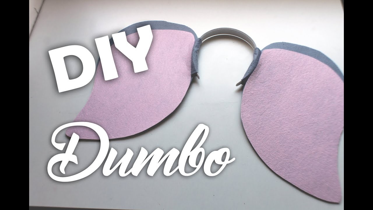 Cómo hacer las orejas de Dumbo con fieltro | Por verte sonreír