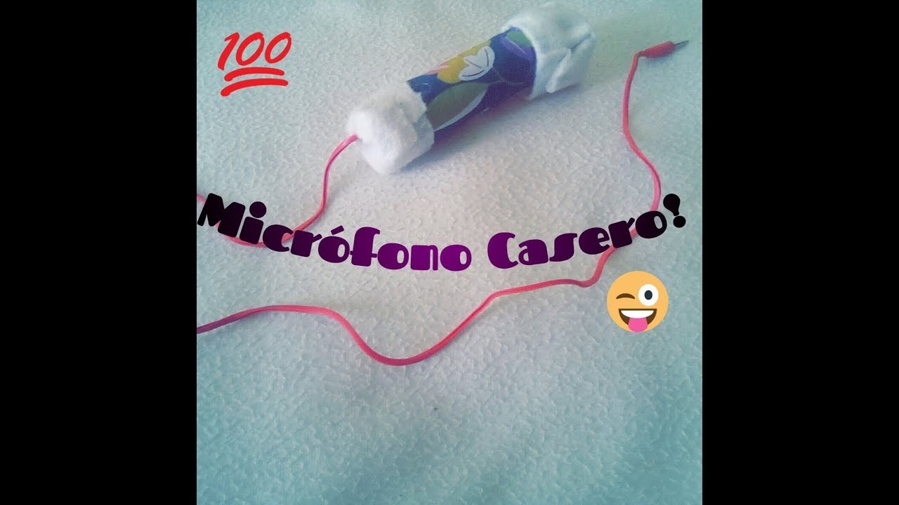 Como Hacer Tu Propio Micrófono Youtuber! [Manualidades]