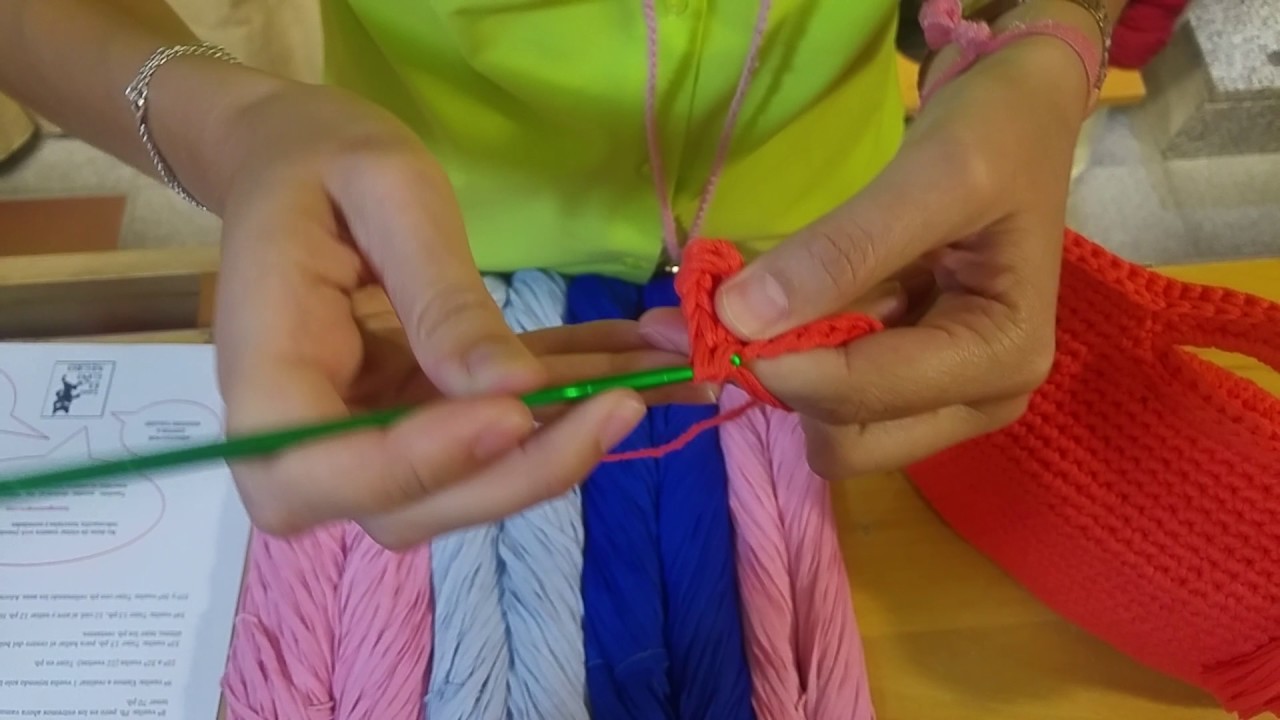 Cómo tejer un Bolso de Ganchillo #1