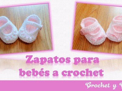 Como tejer zapaticos, escarpines crochet (ganchillo) para bebés de todas las edades