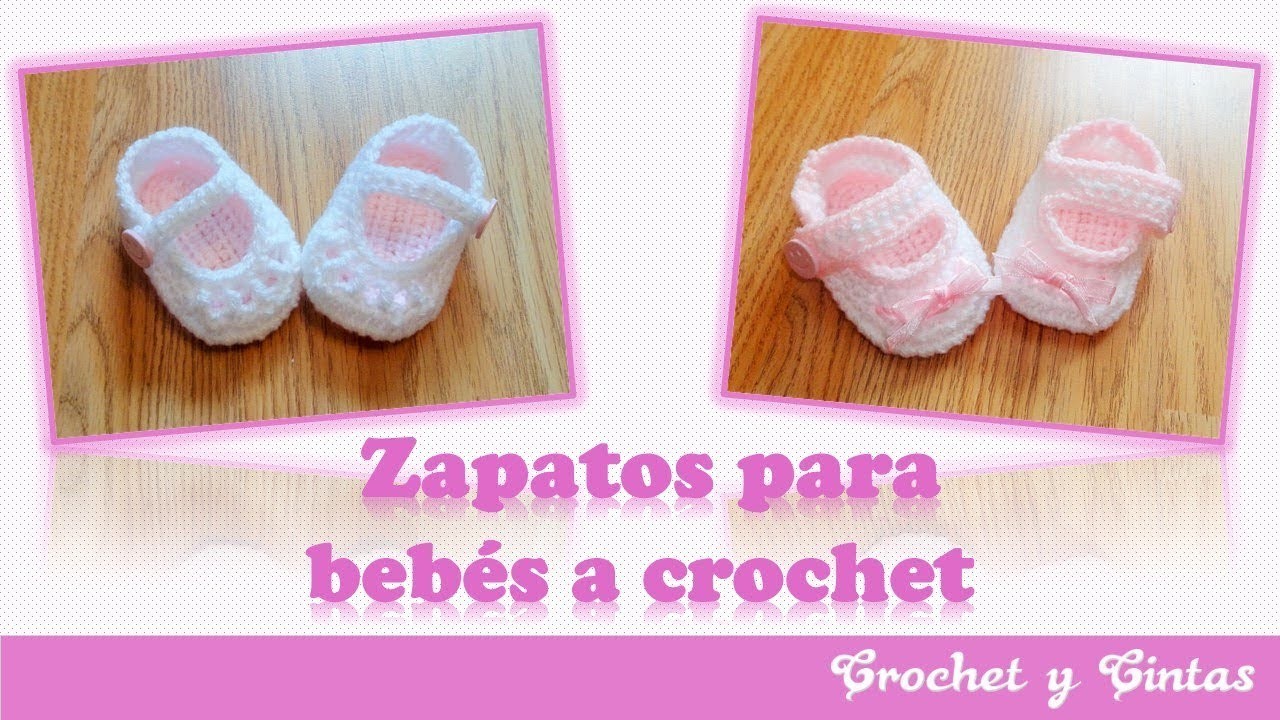 Como tejer zapaticos, escarpines crochet (ganchillo) para bebés de todas las edades