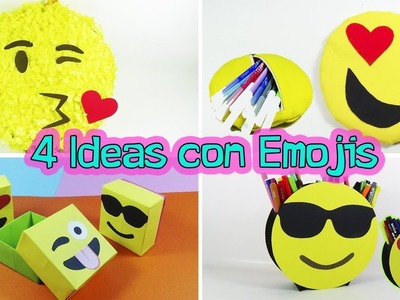 Crafts with Emojis. Emoticons 4 Easy Ideas - Ecobrisa DIY