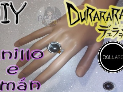 #DIY #Anime: Anillo e imán con el logotipo de los #Dollars de #Durarara (DRRR!!)