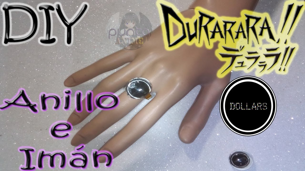 #DIY #Anime: Anillo e imán con el logotipo de los #Dollars de #Durarara (DRRR!!)