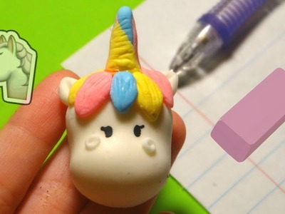 ????DIY Borrador Unicornio Casero ! Homemade Unicorn Eraser !???? #backtoschool