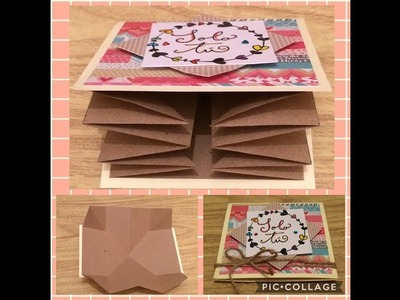 DIY: Carta pop up. tarjeta. invitación.Cardmaking