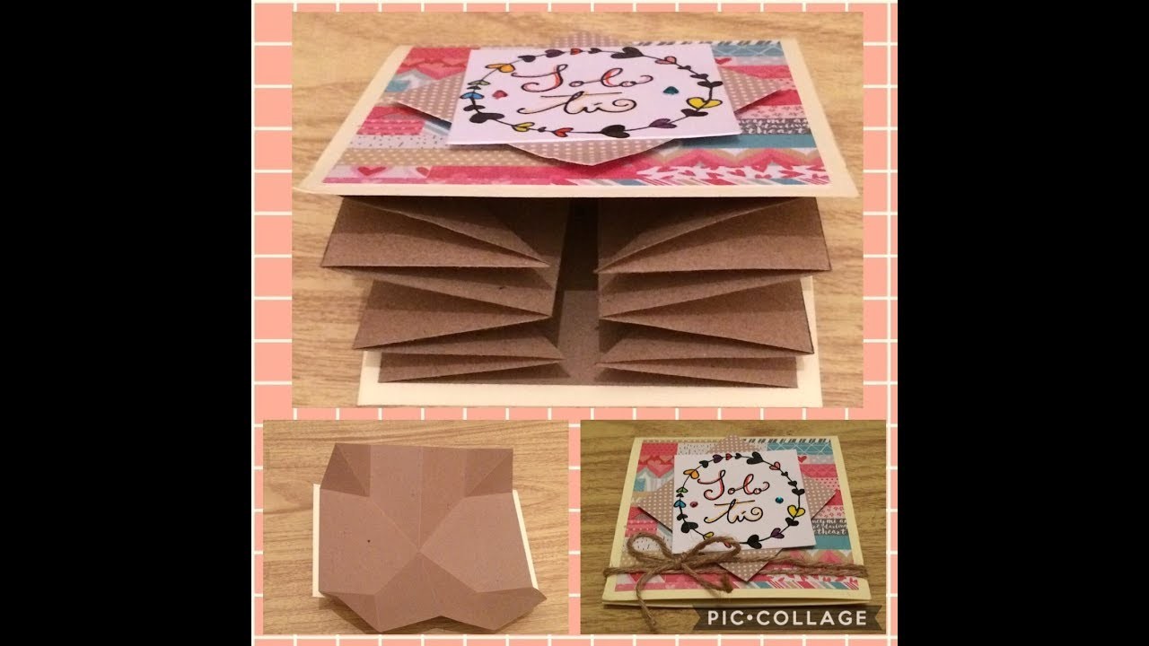 DIY: Carta pop up. tarjeta. invitación.Cardmaking