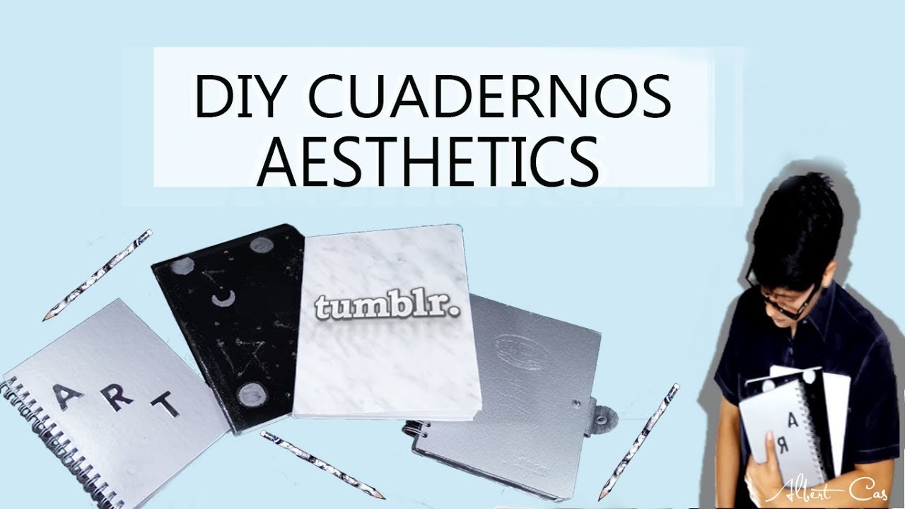 DIY- CUADERNOS AESTHETICS  Y LAPIZ ESTILO MARMOL✨????????✏