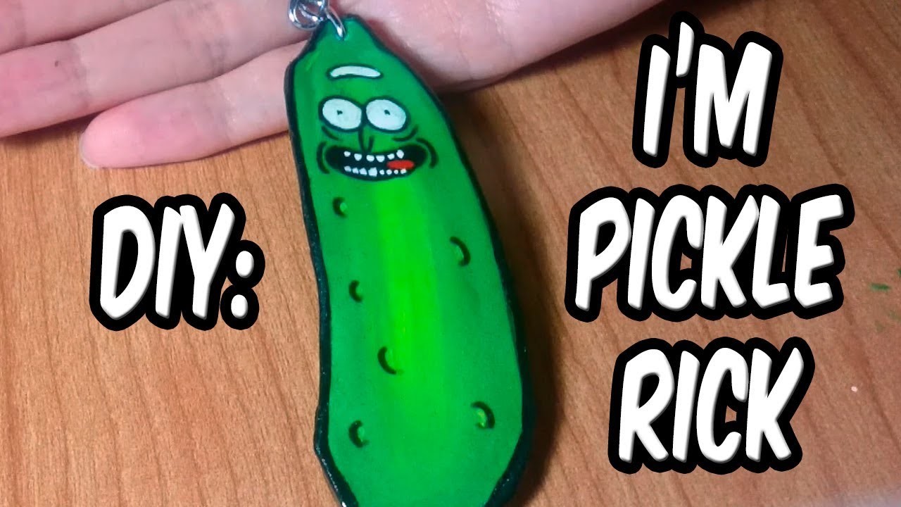 Diy Pickle Rick key chain | Diy Llavero de Pickle Rick