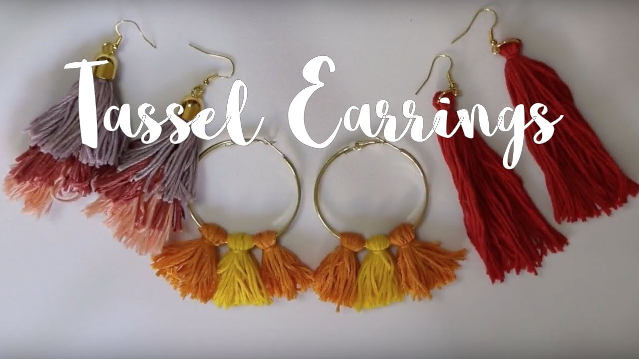DIY: Tassel Earrings | DIY: Aretes de Borlas
