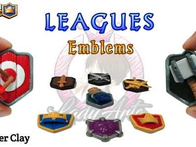 Full Emblems Leagues | Clash Royale | Polymer Clay Tutorial