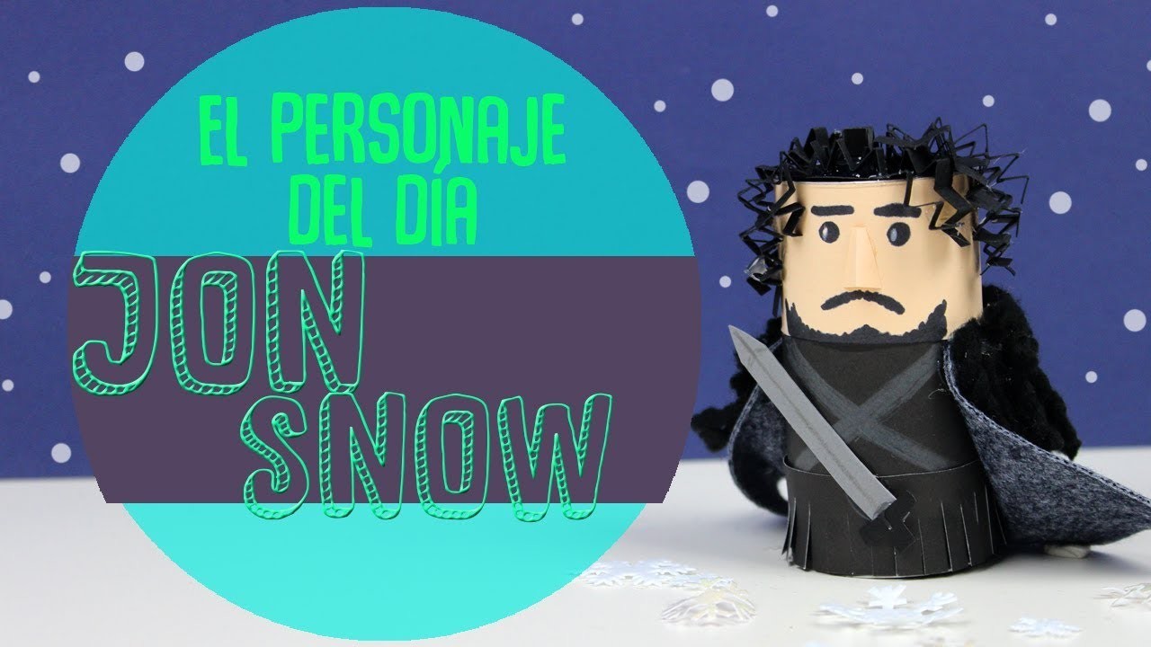 MANUALIDADES DE JUEGO DE TRONOS #1 - Figura de Jon Snow Fácil Hecha a mano FunkoPop DIY