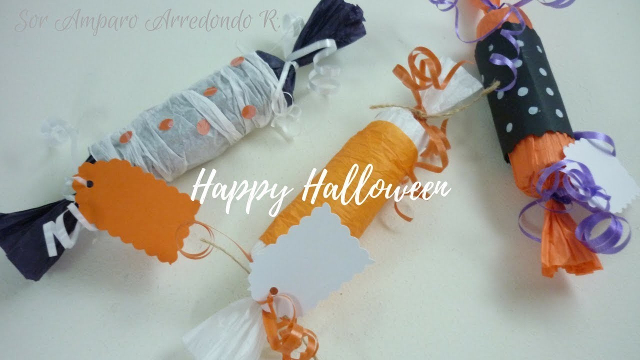 Manualidades para Halloween: Empacar y decorar Dulces para los niños DIY ♥