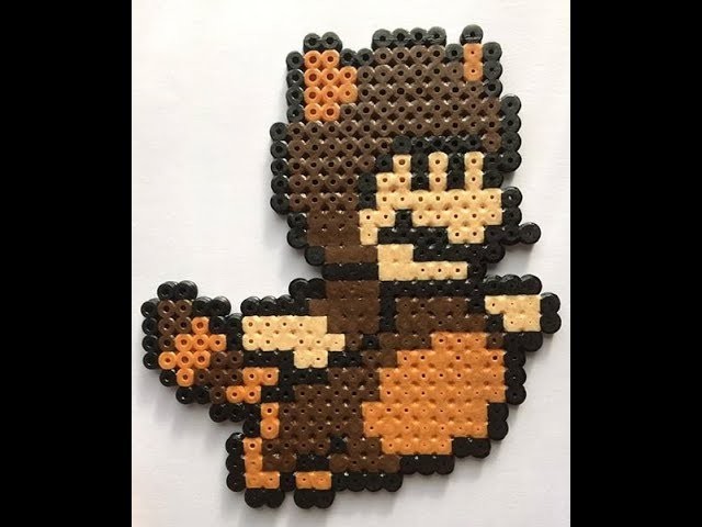 Mario Tanuki.Tanooki Hama Beads midi | Speed Art