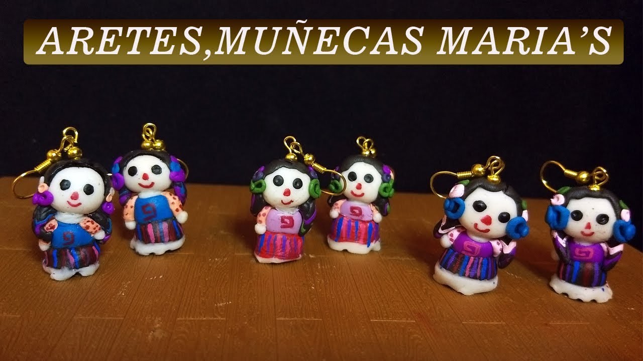 MUÑECAS MARÌA'S.DIY. COMO HACER MUÑECAS EN ARCILLA POLIMERICA
