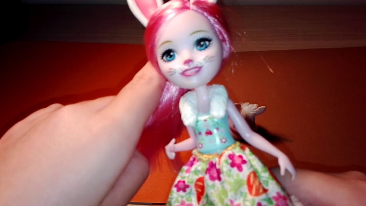 Nueva muñeca entchancimals!!! Muñeca vestida de conejo -manualidades y juguetes