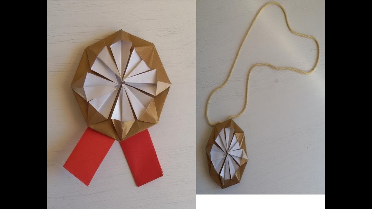Origami Medal - Medalla de Papel
