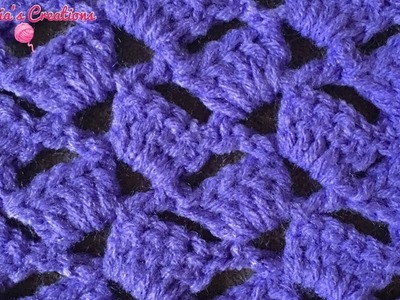 TEJIDOS A CROCHET: Puntada Vaivén. HOW TO CROCHET: Swaying Crochet Stitch