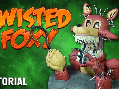 TWISTED FOXY | FNAF : The Twisted Ones | Cold Porcelain. Polymer Clay Tutorial