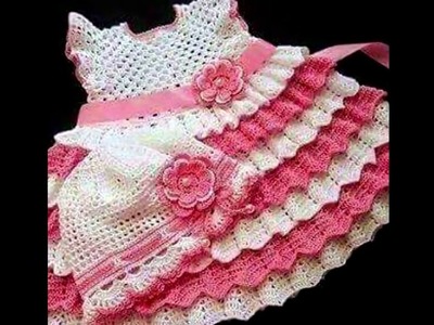 Vestido niña tejido a crochet Ganchillo