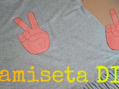 CAMISETA EMOJI.FLECOS DIY