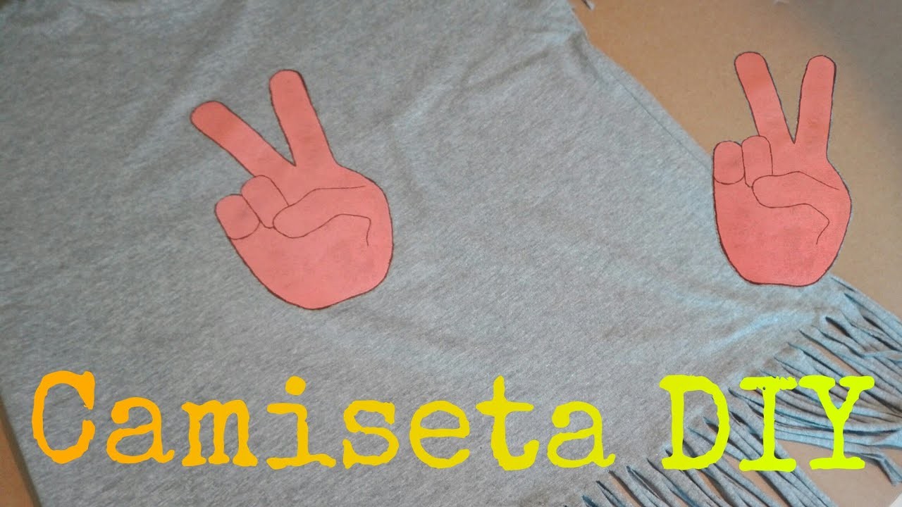 CAMISETA EMOJI.FLECOS DIY