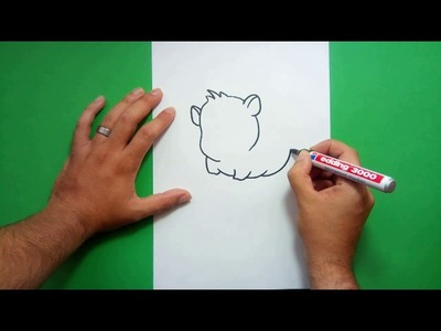 Como dibujar un hamster paso a paso 2 | How to draw a hamster 2