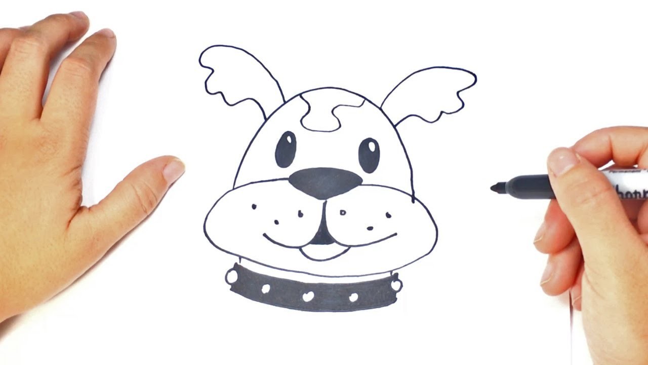 Como dibujar un Perro paso a paso | Dibujo facil de Perro