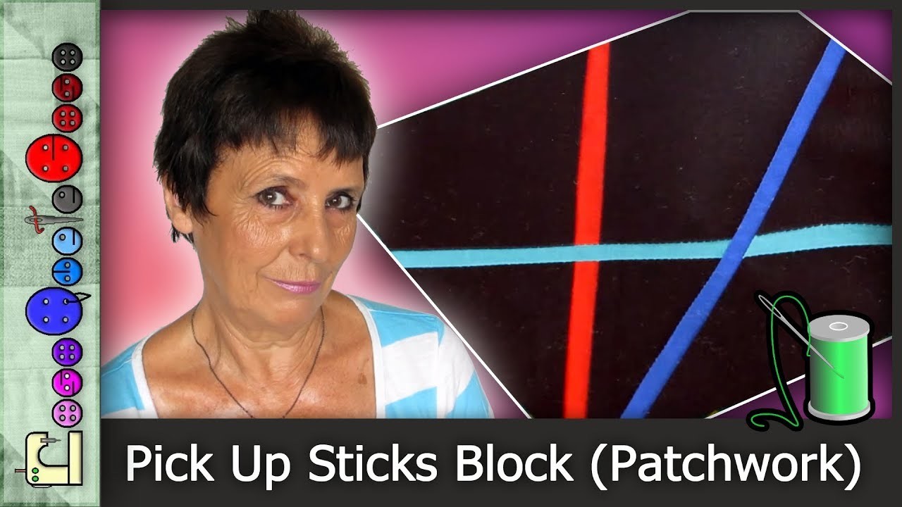 Cómo hacer un Pick Up Sticks Block (Patchwork) [Tutorial]