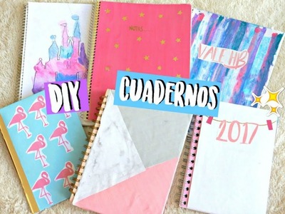 DIY - 6 ideas fáciles para decorar tus cuadernos!!!!