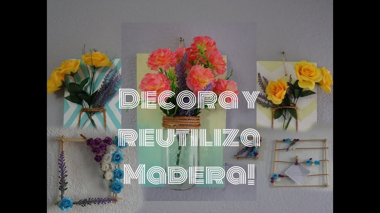 DIY: Cuadros con madera! | Decora y reutiliza Madera! |  | Sol1389