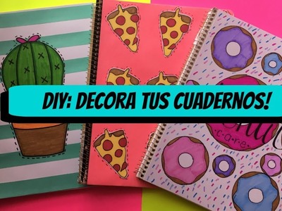 DIY: Decora tus cuadernos! | #Backtoschool | Anna Servín