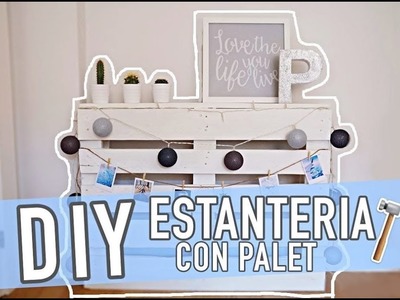 DIY ESTANTERIA PALET. Fondo para youtube.