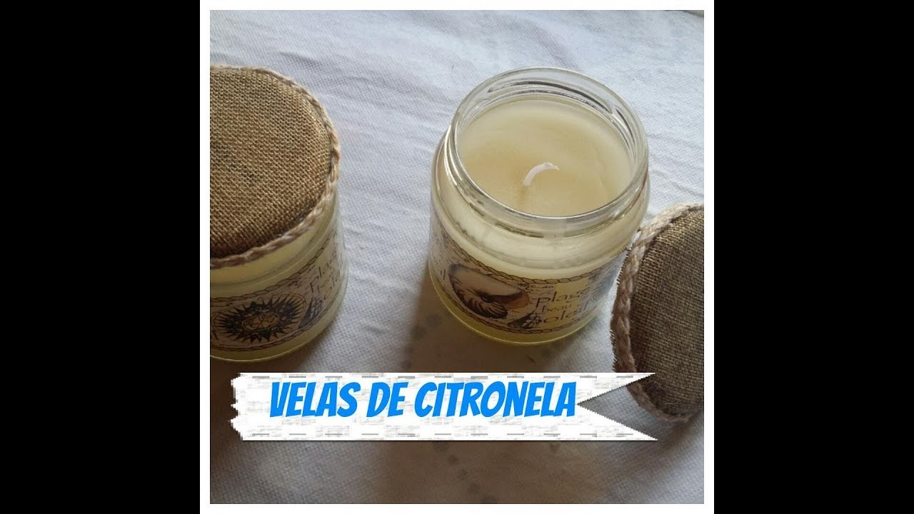 DIY - Hacer velas antimosquitos