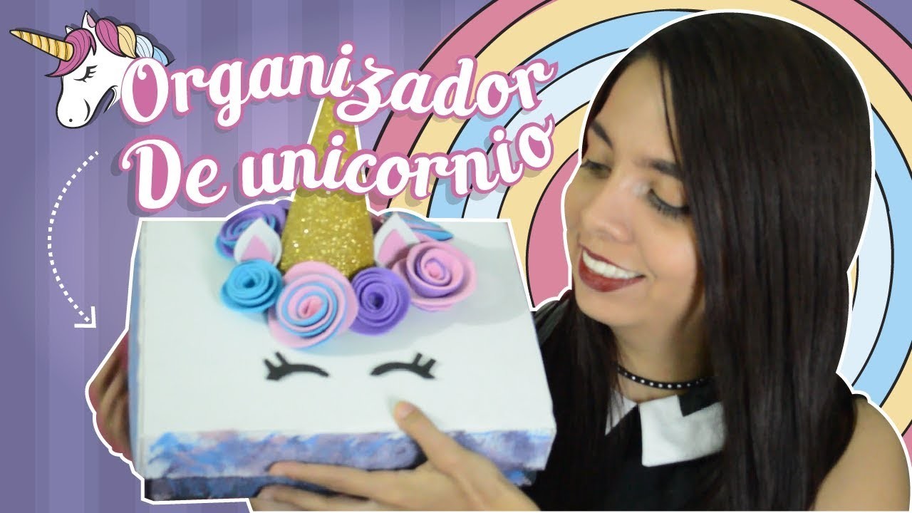 DIY ¡Haz tu Propio Organizador Estilo Unicornio! ♥ l Laury Ramirez