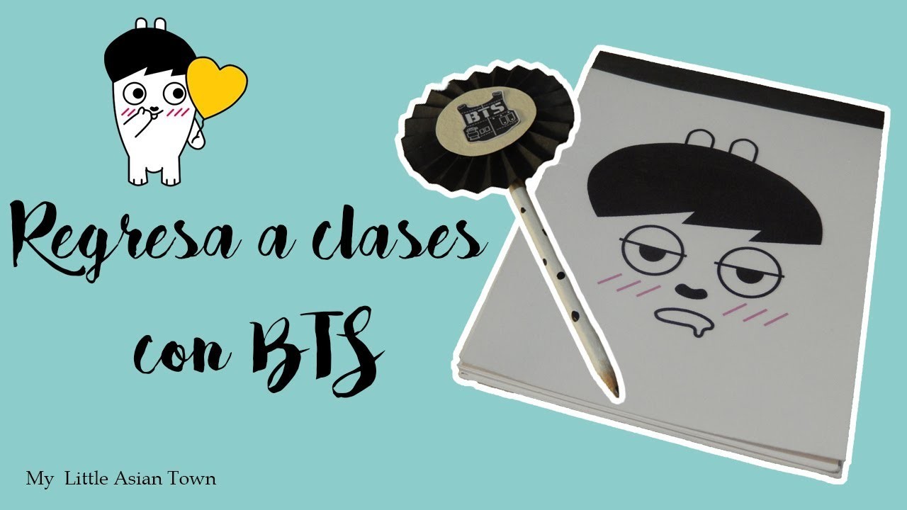 [DIY K-POP]: Regresa a clases con BTS☆ Libreta☆ lápiz☆Ver. 1