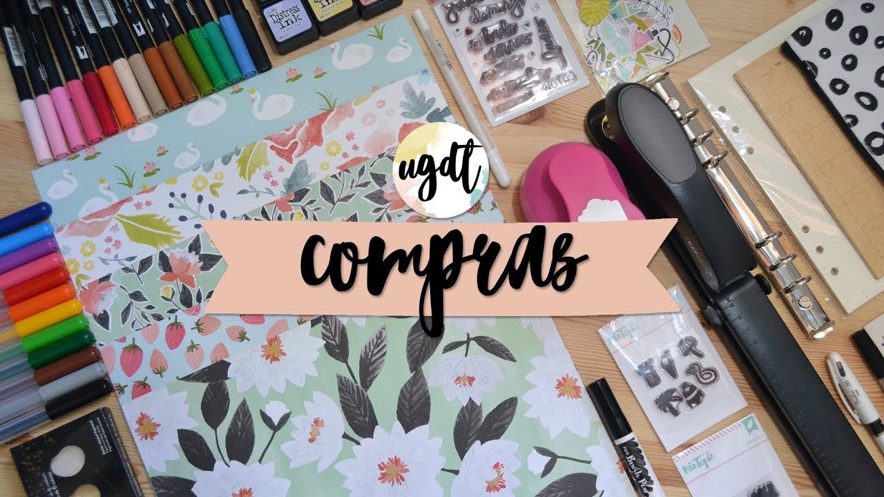 Haul lettering, scrapbooking, papelería, bullet journal, acuarelas.  - Compras - UGDT