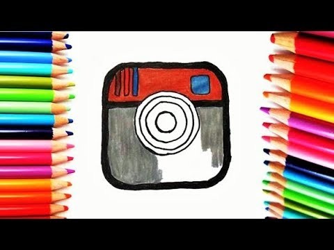 INSTAGRAM - Como Dibujar Logo INSTAGRAM - Dibujos Fáciles - draw Logo Instagram