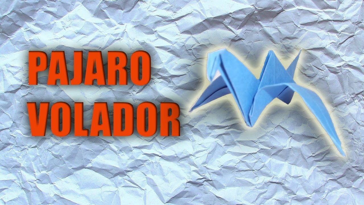 Origami Animales  - Pajaro Volador