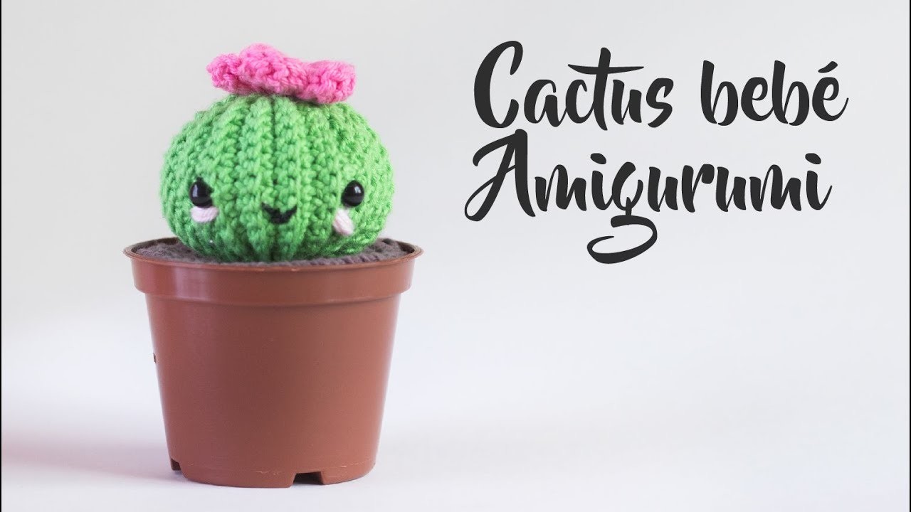 Patrón cactus amigurumi bebé - ¡Patrón super fácil!