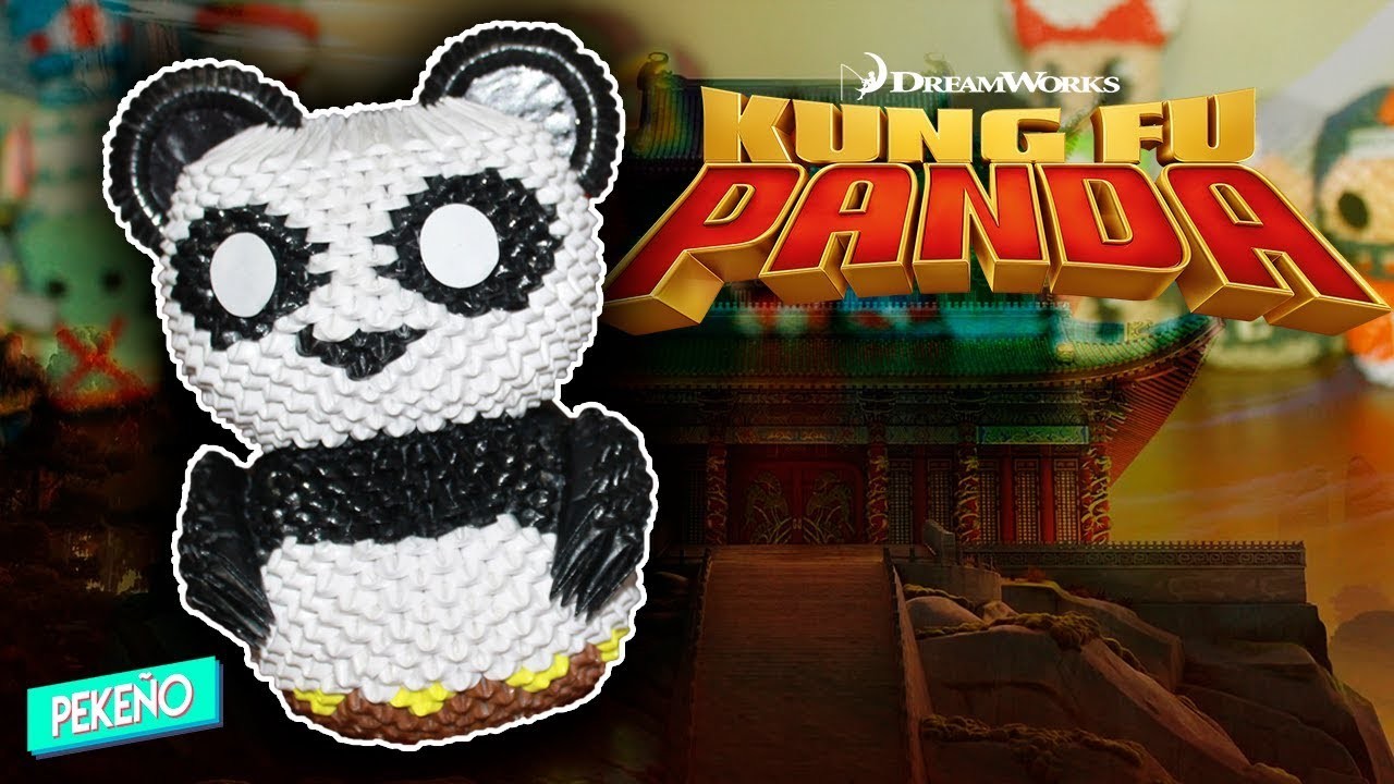 Po ???? (Kung Fu Panda) 3D Origami | Pekeño ♥