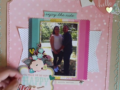 Scrapbook Layout en Español- You Make Me So Very Happy