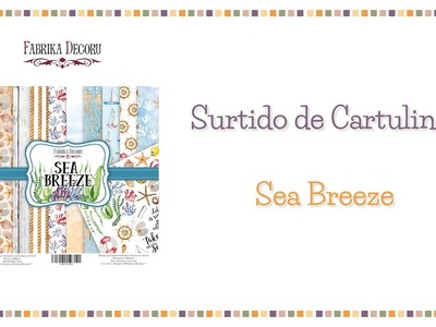 Set para scrapbooking Sea Breeze de Fabrika Decoru