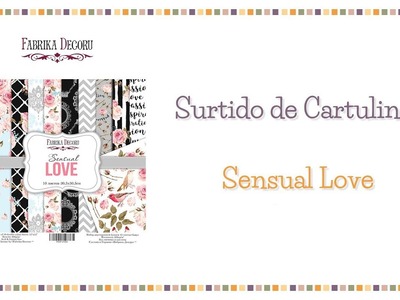 Set para scrapbooking Sensual Love de Fabrika Decoru