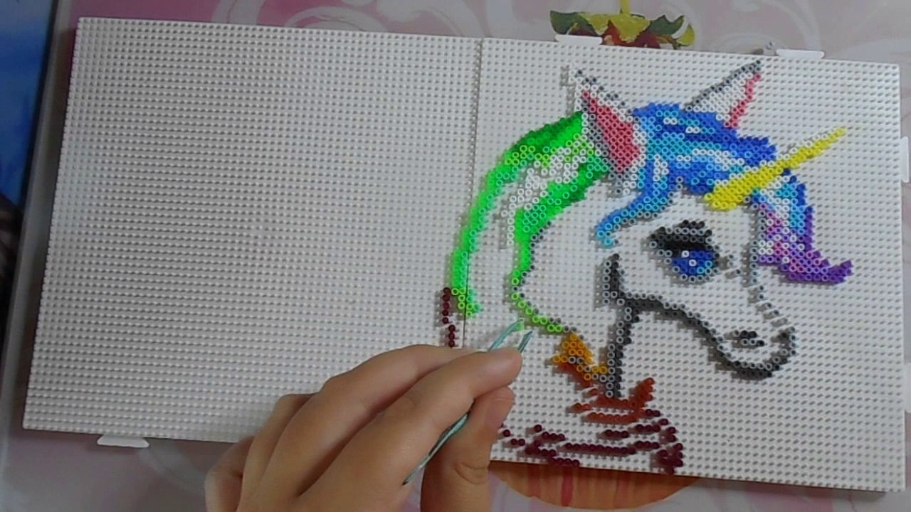 Unicornio Fantasia Hama Beads Mini