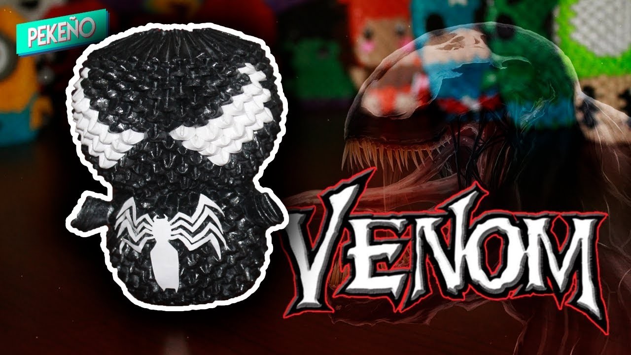 Venom Origami 3D ???????? (No Audio) | Pekeño ♥