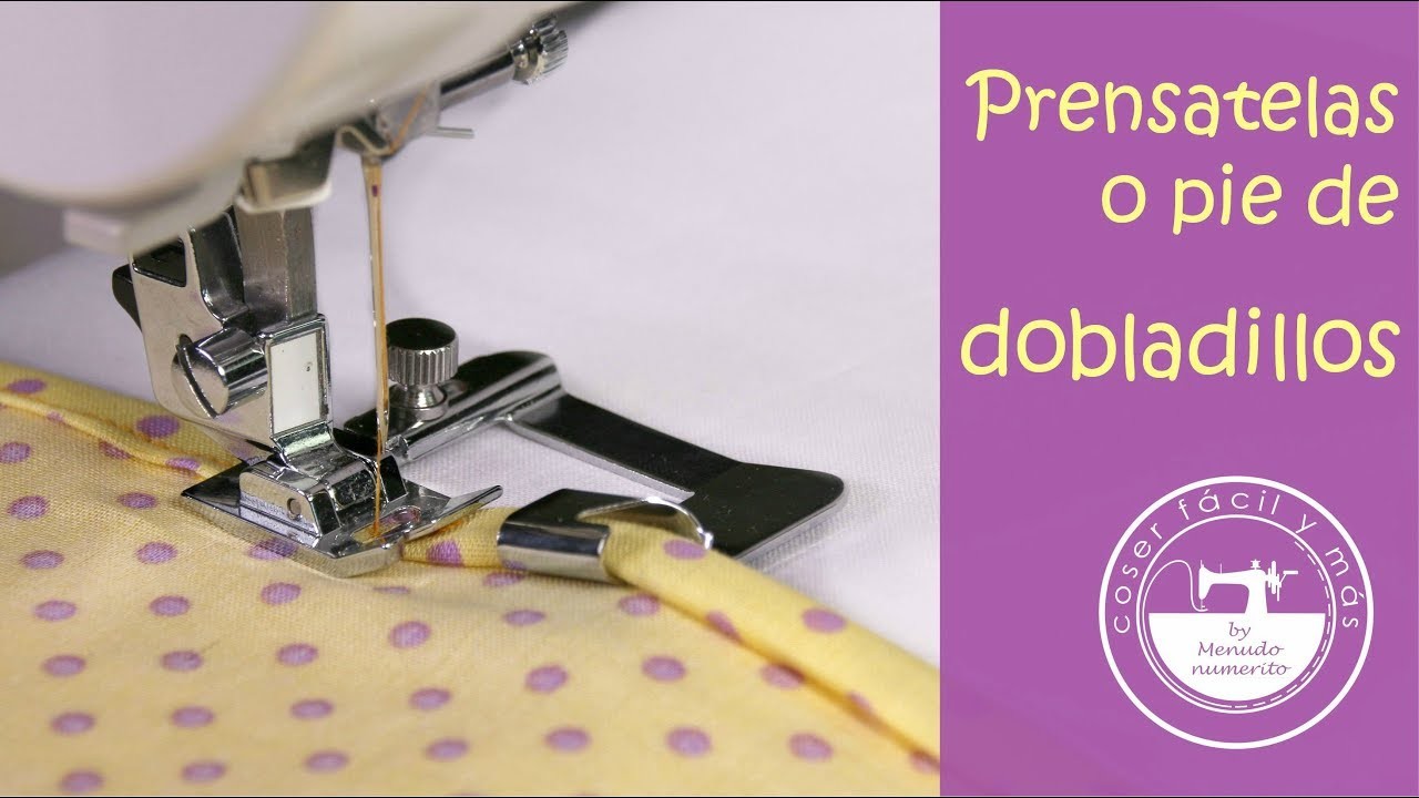 3 prensatelas o pies para coser dobladillos