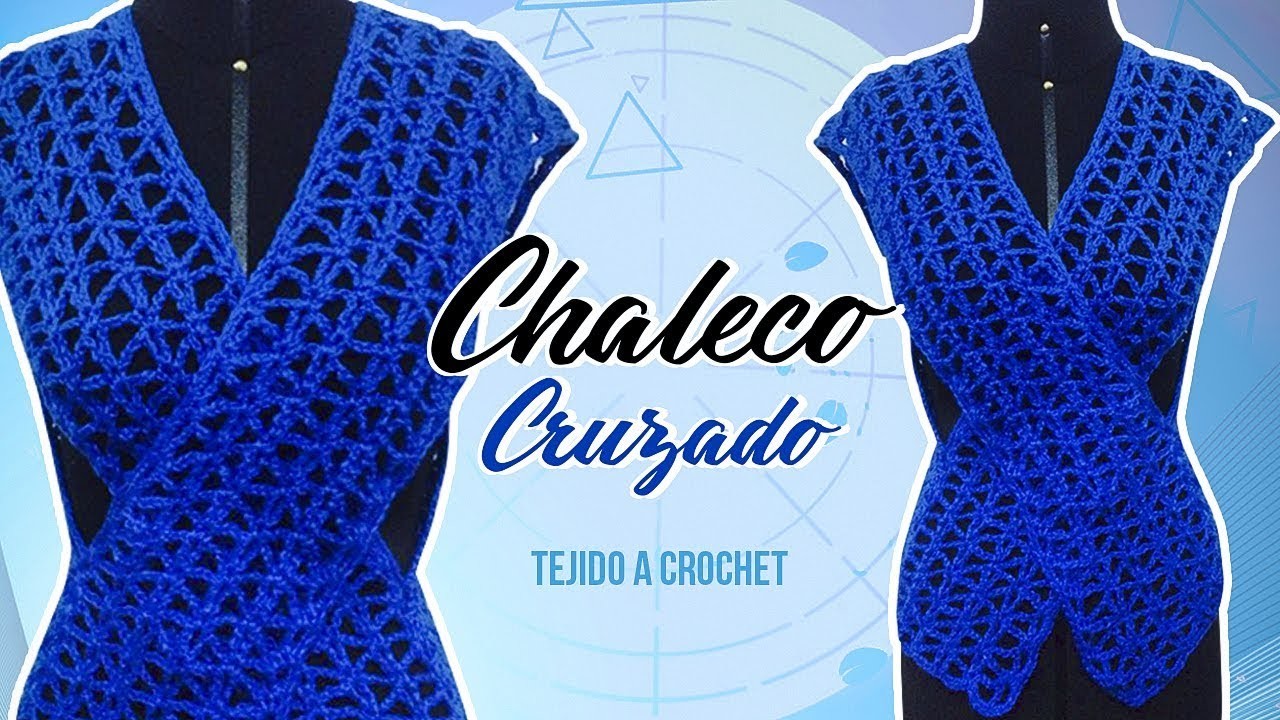 CHALECO MOLDEADOR DE FIGURA! CRUZADO TEJIDO A CROCHET | Canela♥
