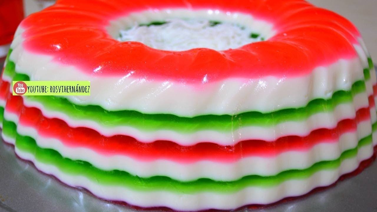 GELATINA TRICOLOR MEXICANA CON YOGUR| CONSUMO O NEGOCIO| ROSVI HERNANDEZ